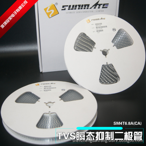 SM4T190A SM4T190CA Transient Voltage Suppressors SMA(DO-214AC) SUNMATE BRAND 400W 190V Superia